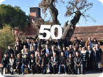 Celebració amb tot l'equip de l'empresa